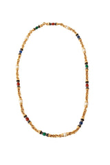 Gripoix Pearl & Glass Chain Necklace