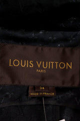 Louis Vuitton Jacquard Monogram Convertible Trench label @ Recess LA