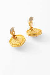 logo earrings by Karl Lagerfeld backs open @ Recess LA