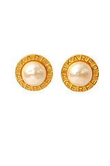 logo earrings by Karl Lagerfeld @ Recess LA