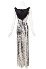 Vintage Margiela Abstract Reptile Dress on mannequin back @ Recess LA