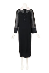 Vintage Chanel Collar Overlay & Slip Dress on mannequin @ Recess LA