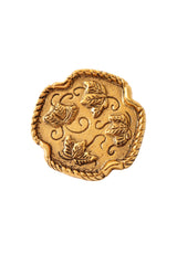 Leaf pin by Sonia Rykiel close @ Recess LA