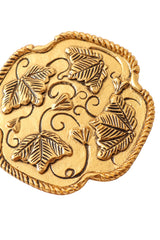 large leaf brooch pin close @ Recess LA