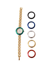 6 Bezel Link Bracelet Watch Set