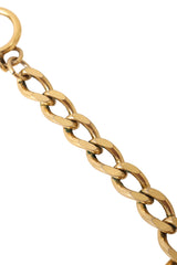 hammered charm necklace by Yves Saint Laurent tarnish @ Recess LA