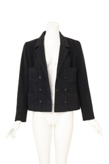 Vintage Chanel 98A Boxy Cashmere Jacket on mannequin open @ Recess LA