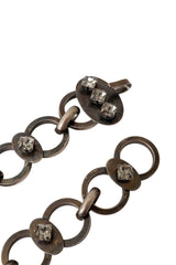 Crystal O-link necklace clasp top @ Recess LA