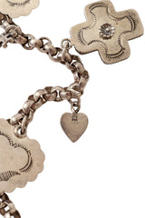 Sterling silver charm necklace ster mark 2 @ Recess LA