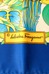 leopard printed scarf by Ferragamo logo @ Recess LA