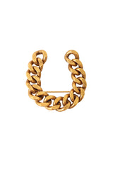 Horseshoe chain brooch by Premier Etage @ Recess LA