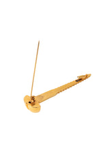 Flathead Screw Brooch by Vera Borea pin open @ Recess LA