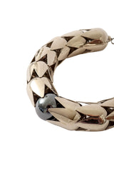 Chrome Armor Link Bracelet close @ Recess LA