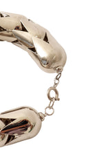 Chrome Armor Link Bracelet clasp @ Recess LA