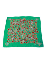 Filigree Jewel Logo Scarf flat @ Recess LA