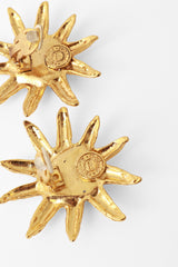 Heart Sunburst Earrings