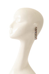 crystal chain earrings by Premier Etage on mannequin @ Recess LA
