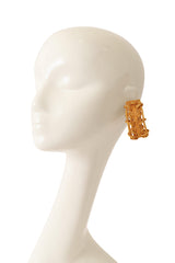 woven hoop earrings by Premier Etage on mannequin @ Recess LA