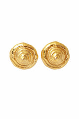 shell button earrings by Jacky De G @ Recess LA