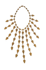 Unsigned Vintage Grape Fringe Bib Necklace @ Recess LA