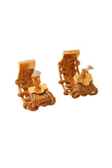 woven hoop earrings by Premier Etage backs open @ Recess LA