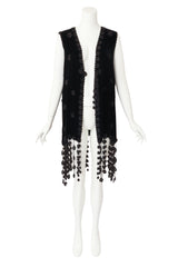 fringe vest by Moschino on mannequin @ Recess LA