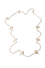 Ginkgo leaf chain necklace by P&M Paris @ Recess LA