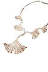 Gingko pendant necklace by P&M Paris close @ Recess LA