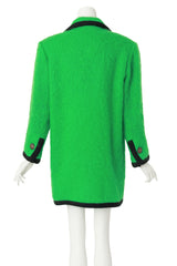 mohair jacket by Yves Saint Laurent on mannequin back @ Recess LA