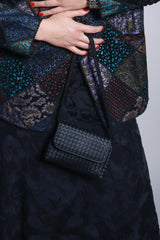 Bottega Veneta Intrecciato Weave Mini Flap Bag model @RECESS LA