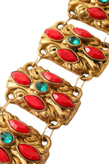 Cabochon link bracelet by Dominique Denaive close @ Recess LA