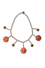 Abstract ball drop necklace @ Recess LA