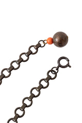 Abstract ball drop necklace ends @ Recess LA