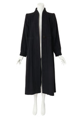 swing coat by Yves Saint Laurent on mannequin open @ Recess LA