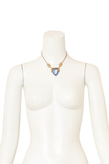 Unsigned Vintage Art Deco Crystal Necklace on mannequin @ Recess LA