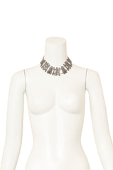 Vintage Figural Chinoiserie Collar Necklace on mannequin @ Recess LA