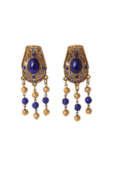 Cabochon drop earrings by Guy Laroche @ Recess LA