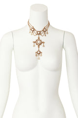 filigree drop necklace by Vendome on mannequin @ Recess LA