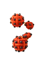 Orb drop earrings flat lay @ Recess LA