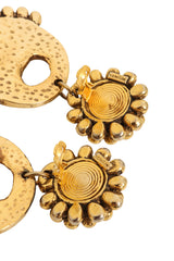 Vintage Satellite Opaline Hoop Drop Earrings signatures @ Recess LA