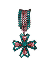 cross brooch by B&W @ Recess LA