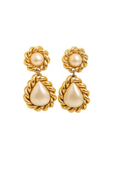 Vintage Jacky de G Pearl Rope Drop Earrings @ Recess LA