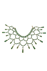 rhinestone draped bib necklace @ Recess LA