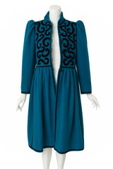 swing coat by Saint Laurent on mannequin open front @ Recess LA