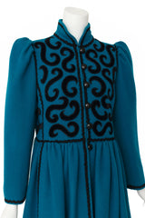 swing coat by Saint Laurent on mannequin close up @ Recess LA