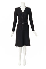 black knit dress by Valentino on mannequin @ Recess LA