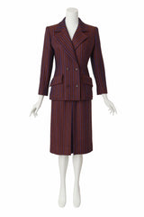 Herringbone Jacket & Skirt Suit Set by Givenchy on mannequin @ Recess LA