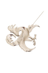 Pavé Griffin Brooch by Reinad back open @ Recess LA