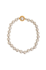 Pearl Logo Clasp Necklace by Karl Lagerfeld @ Recess LA