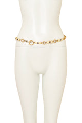 Vintage Gucci Enamel Chain Belt on mannequin @ Recess LA